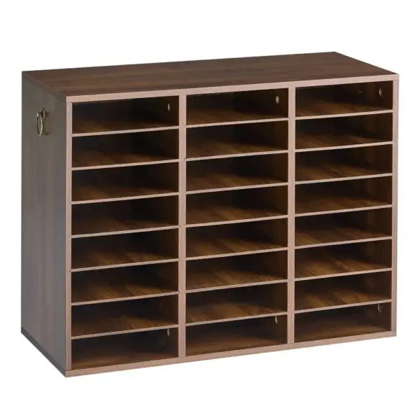 VEVOR wood literature organizer front view