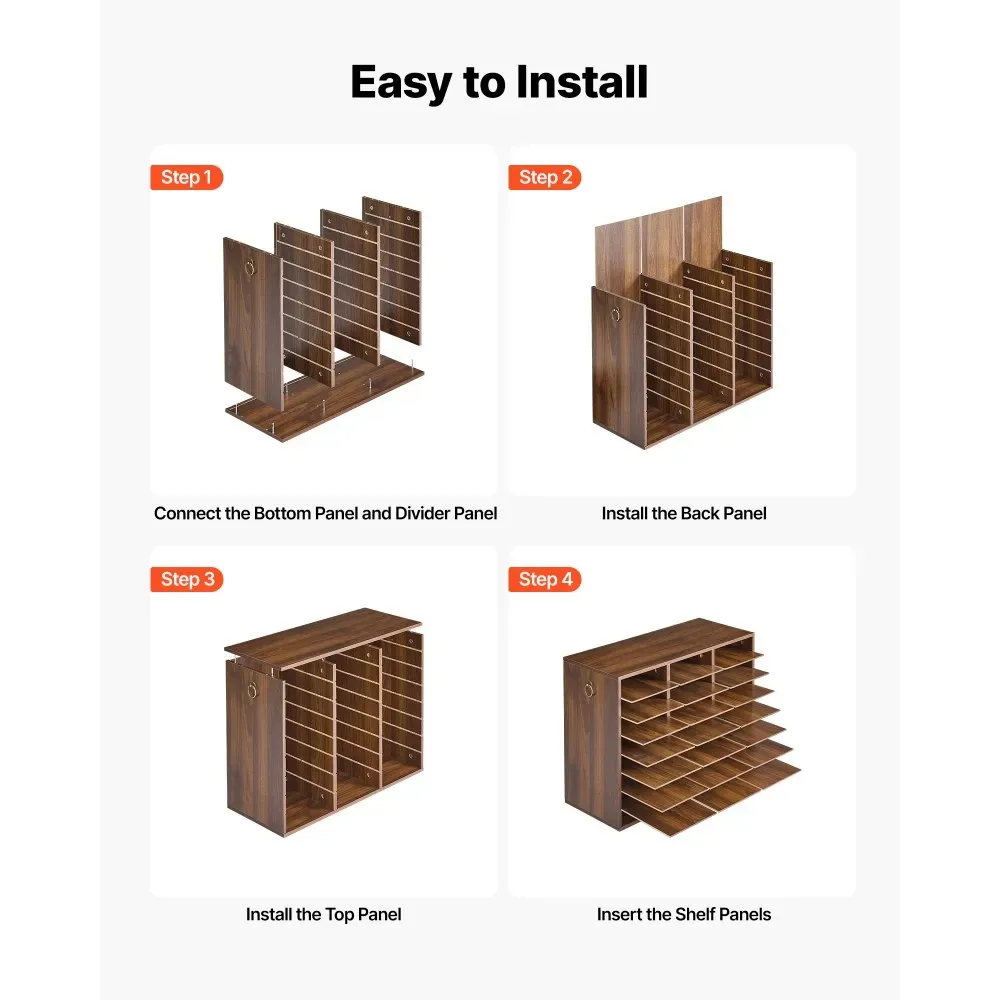 VEVOR wood literature organizer dimensions