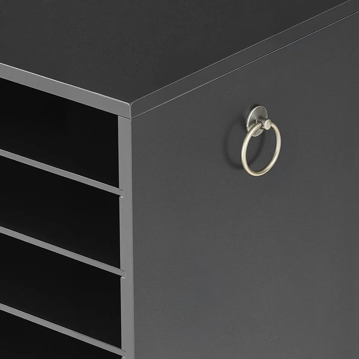 VEVOR wood literature organizer side carry handles