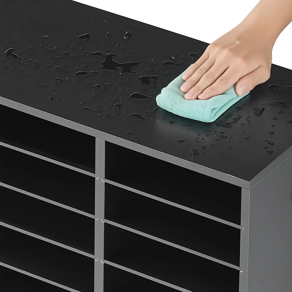 VEVOR 27 compartment wood organizer waterproof surface