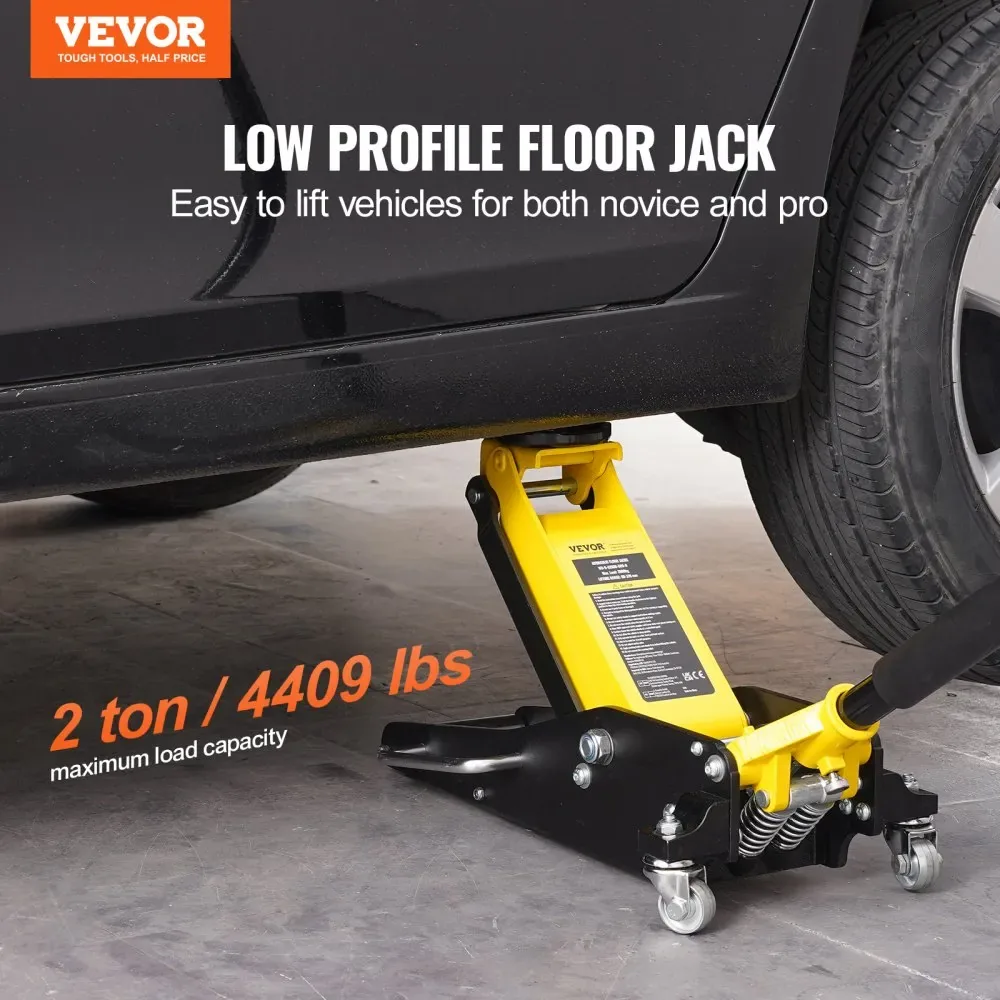 VEVOR Low Profile Floor Jack 2 Ton (4400 lbs) product image 2