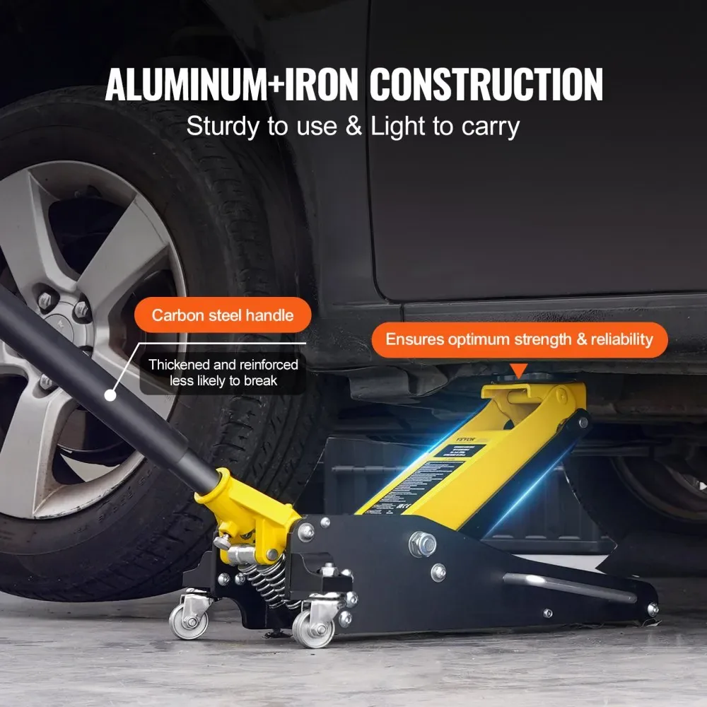 VEVOR Low Profile Floor Jack 2 Ton (4400 lbs) product image 5