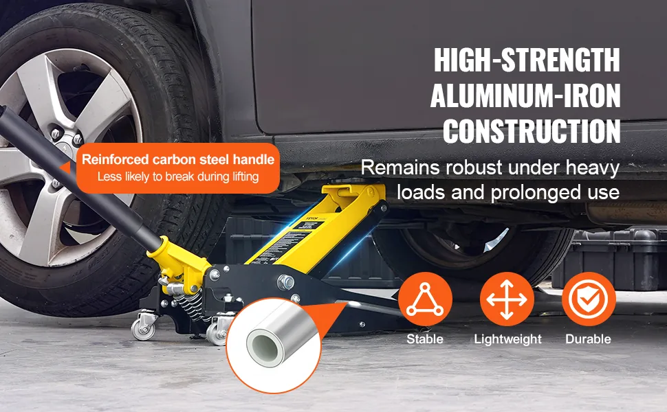 VEVOR Low Profile Floor Jack 2 Ton (4400 lbs) feature 2
