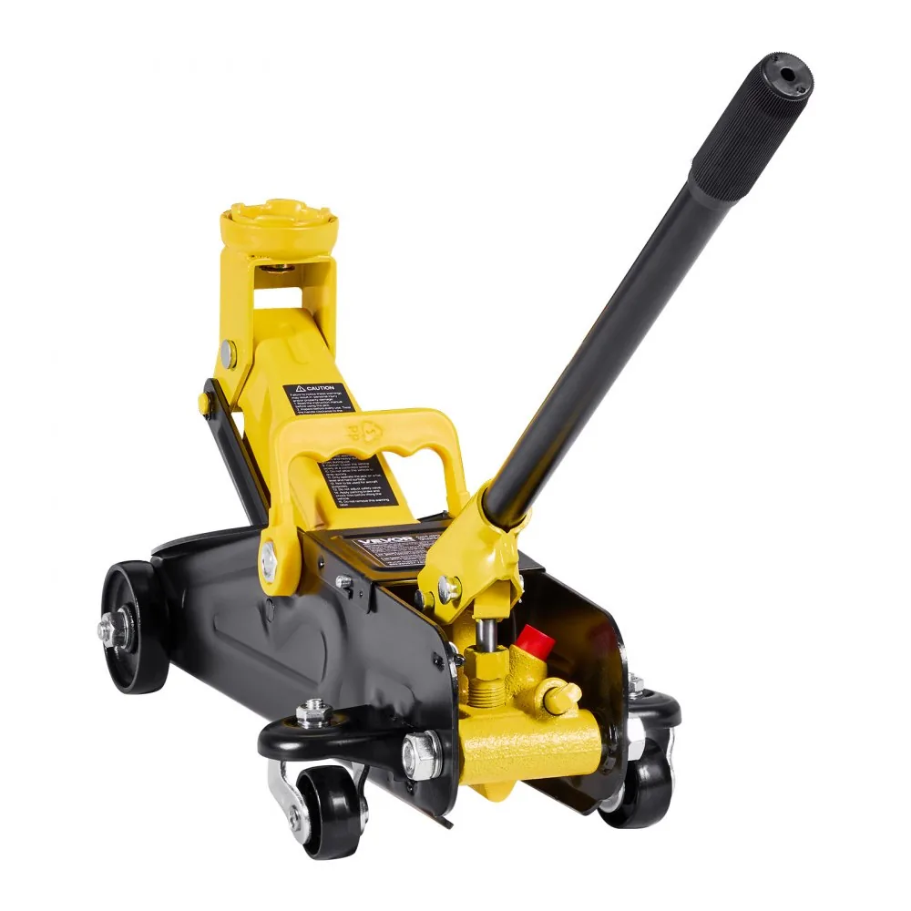 VEVOR 1.5 Ton Low Profile Floor Jack 5.1-12.2 in application detail