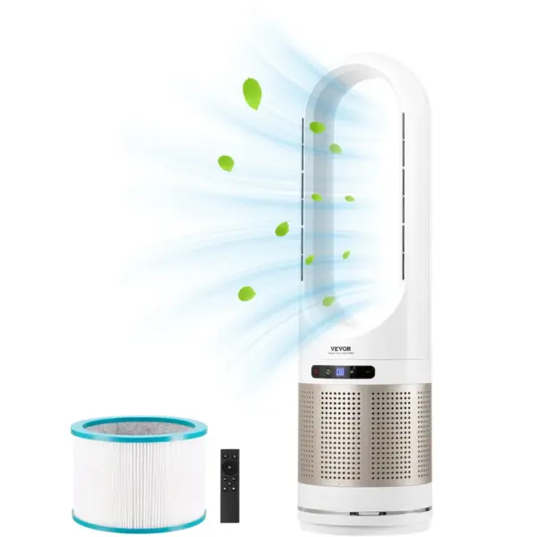 VEVOR Tower Fan Bladeless 34inch Cool/Warm Air + Purificatio product image 1