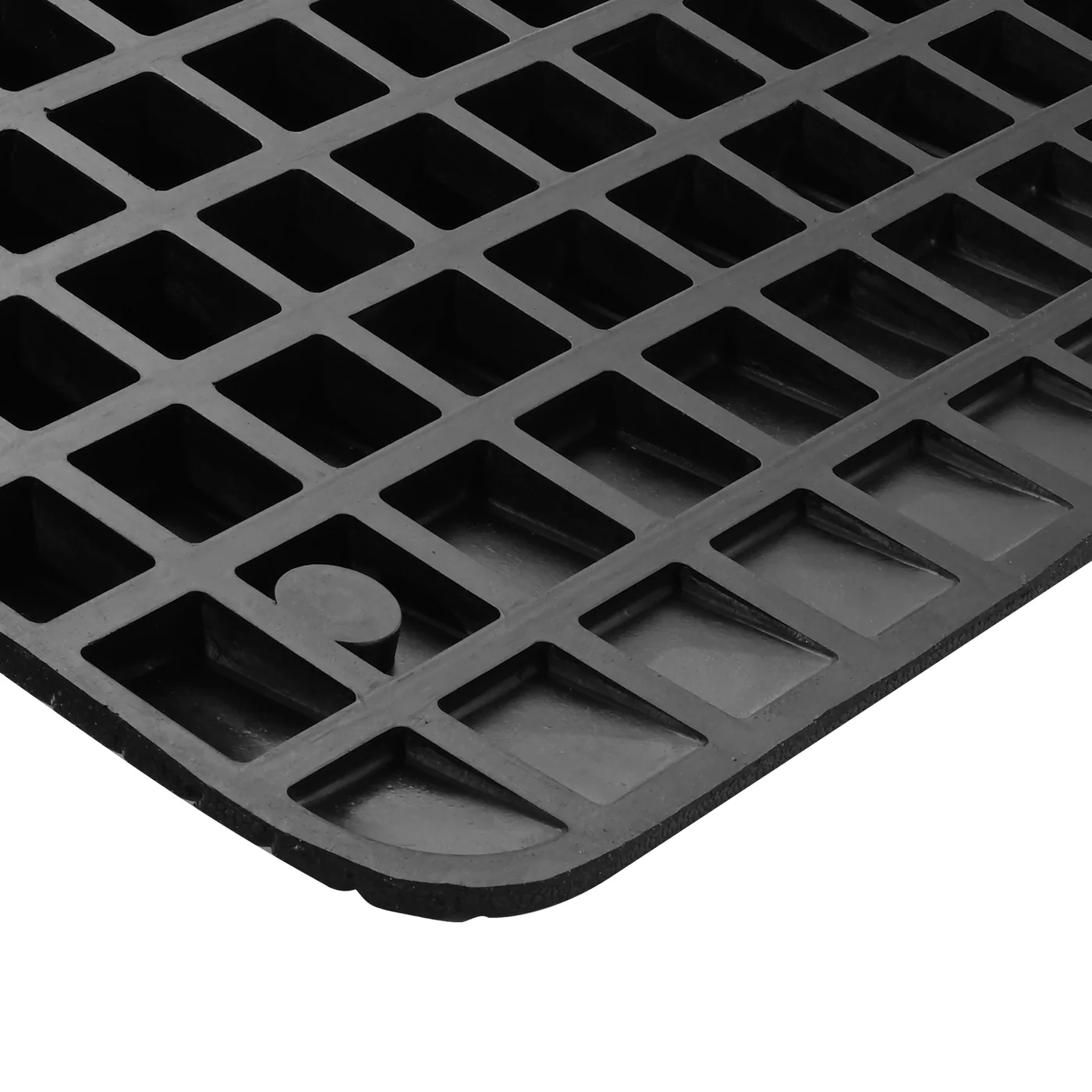 VEVOR Upgraded Rubber Threshold Ramp 4 inch H Natural Rubber