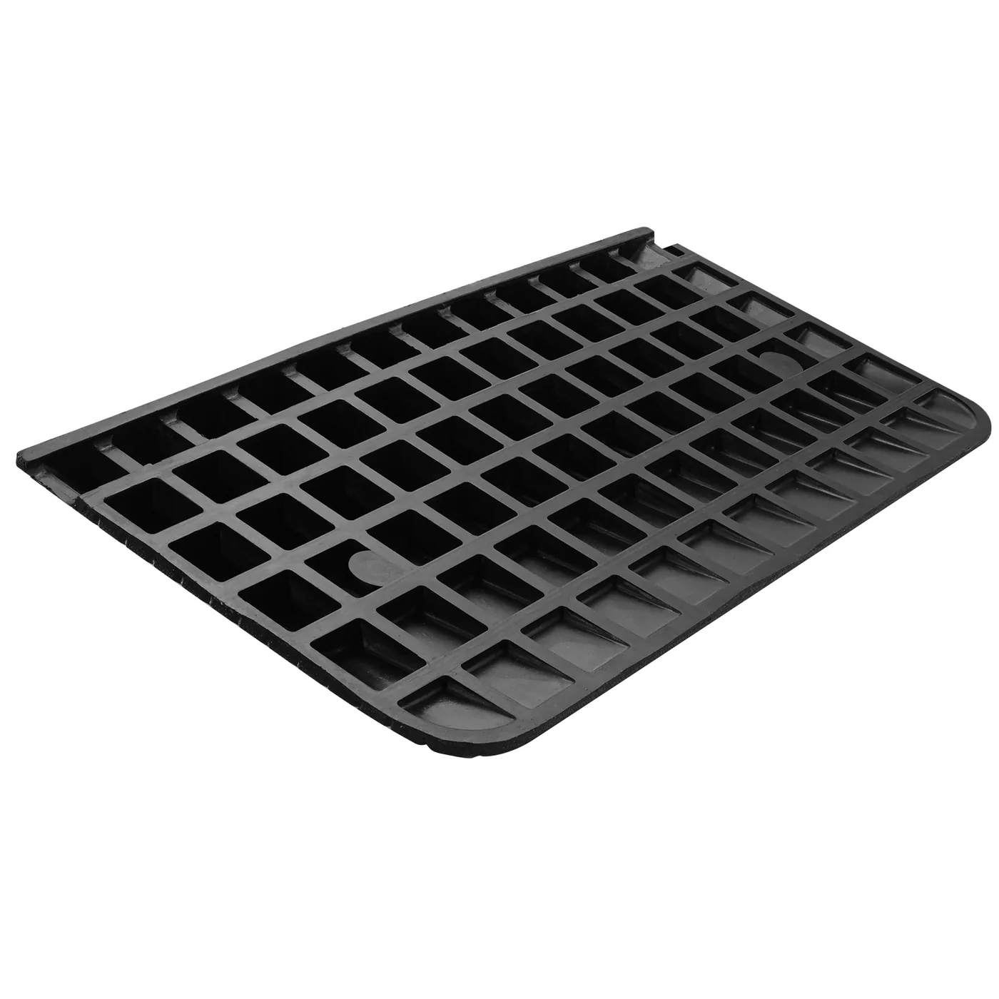 VEVOR Upgraded Rubber Threshold Ramp 3 inch H Natural Rubber