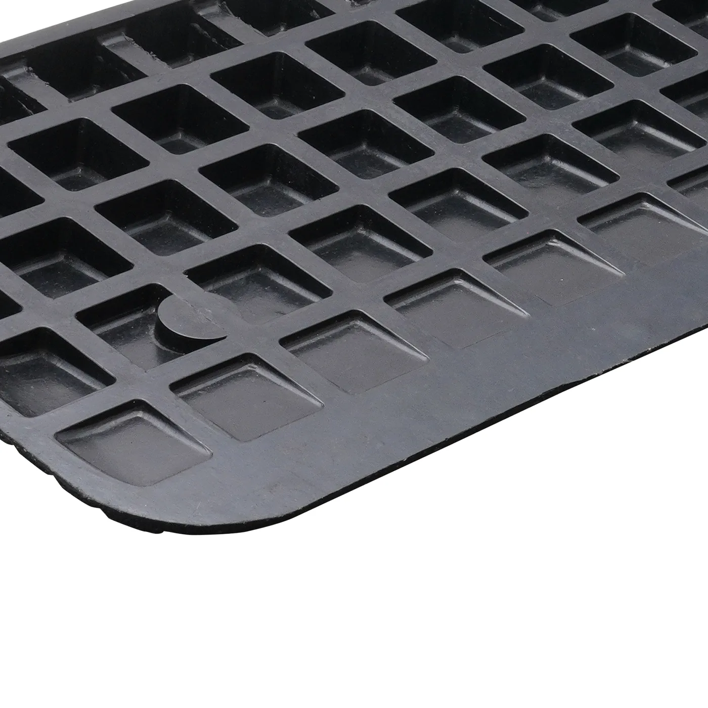 VEVOR Upgraded Rubber Threshold Ramp 1.5 inch H Natural Rubber