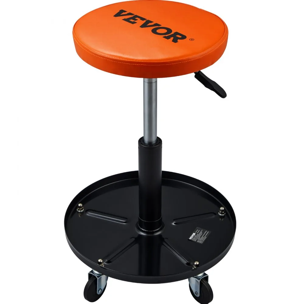 VEVOR Mechanic Stool 250 LBS Rolling with Tool Tray accessories detail