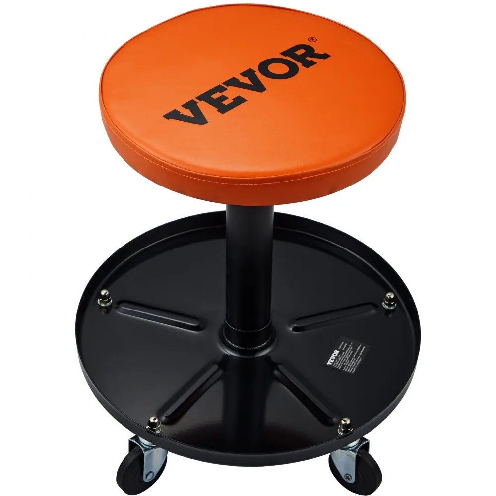 VEVOR Mechanic Stool 250 LBS Rolling with Tool Tray performance detail
