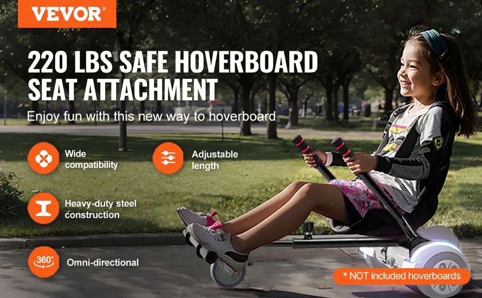 VEVOR Hoverboard Seat Attachment(Not included hoverboards) overview