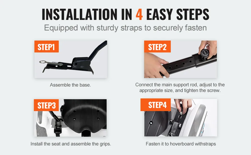 VEVOR Hoverboard Seat Attachment(Not included hoverboards) feature 4