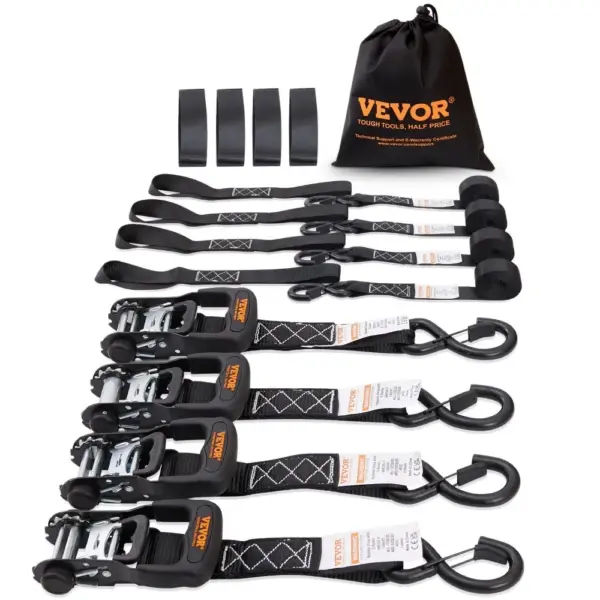 VEVOR Ratchet Tie Down Straps (4PK) 1.6 inch*8 ft product image 1