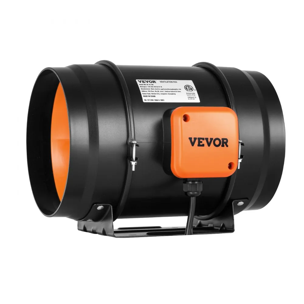 VEVOR Inline Duct Fan Standard Knob Speed Control AC 8 inch product image 10