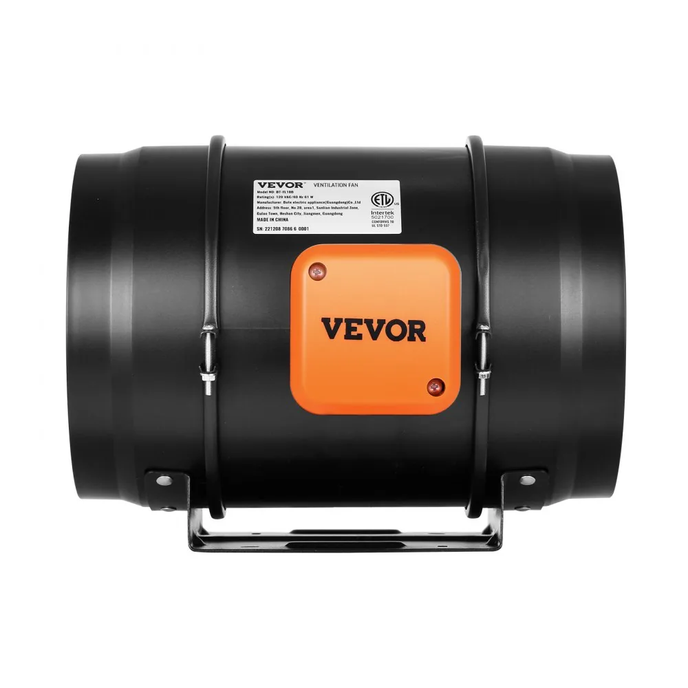 VEVOR Inline Duct Fan Standard Knob Speed Control AC 8 inch product image 11