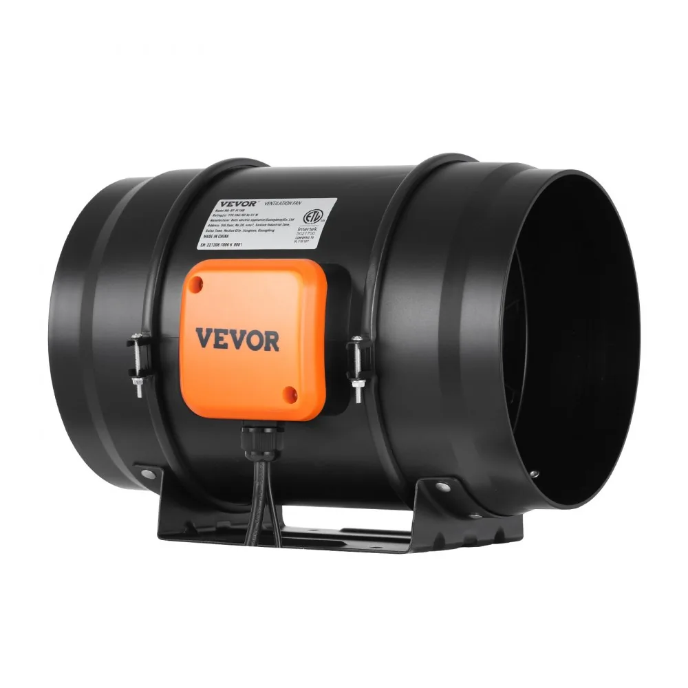 VEVOR Inline Duct Fan Standard Knob Speed Control AC 8 inch product image 12