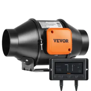 VEVOR Inline Duct Fan PWM Temperature & Humidity Control product image 1