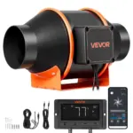 VEVOR Inline Duct Fan PWM Temperature & Humidity Control wit product image 1