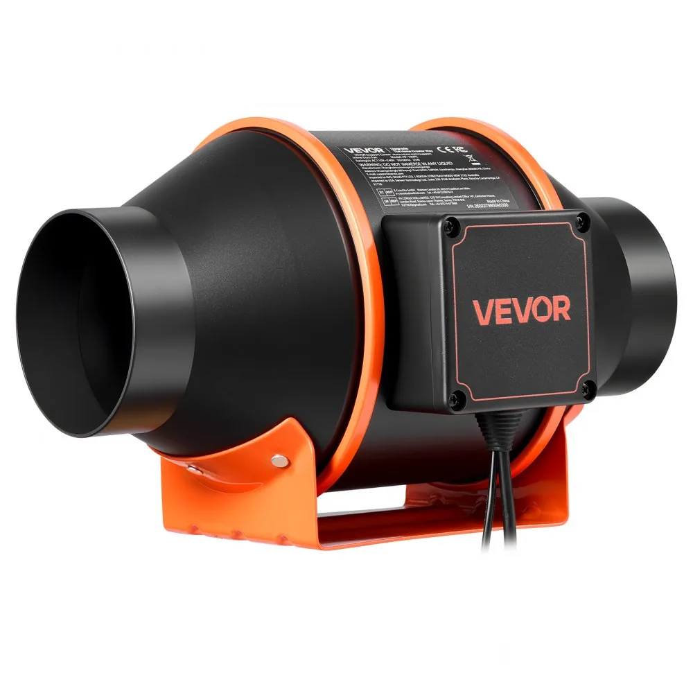 VEVOR Inline Duct Fan PWM Button Speed Control EC 4 inch product image 10