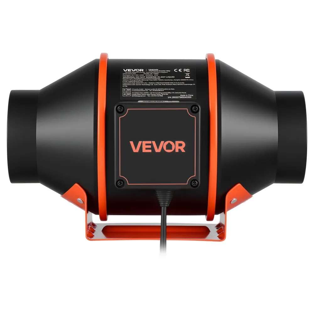 VEVOR Inline Duct Fan PWM Button Speed Control EC 4 inch product image 12