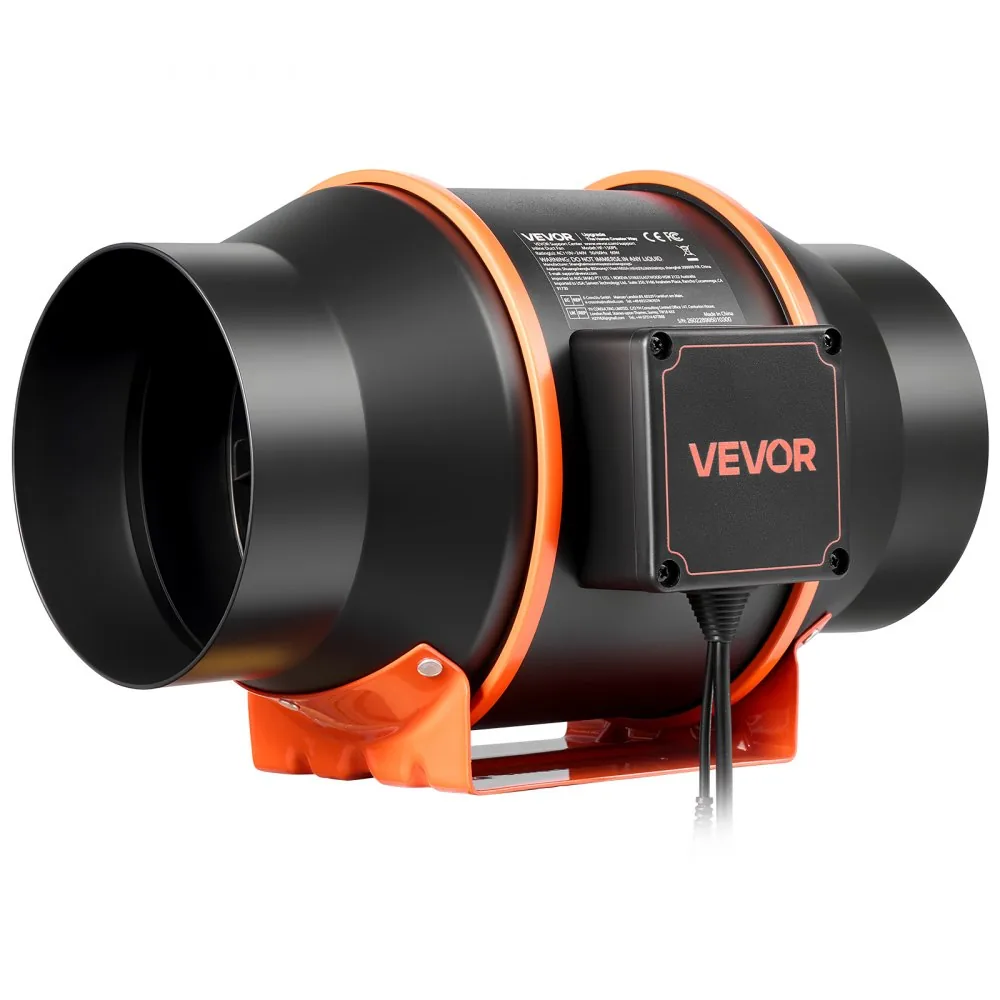 VEVOR Inline Duct Fan PWM Button Speed Control EC 6 inch product image 10