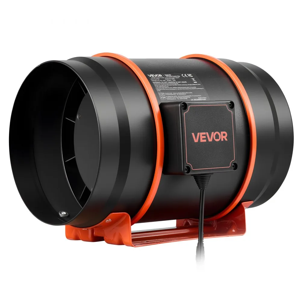 VEVOR Inline Duct Fan PWM Button Speed Control EC 8 inch product image 10
