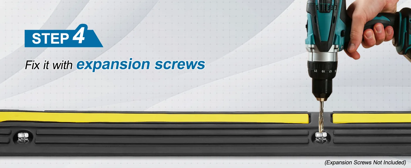 VEVOR Cable Protector Ramp 4 Pack 18000 lbs Load Step 4