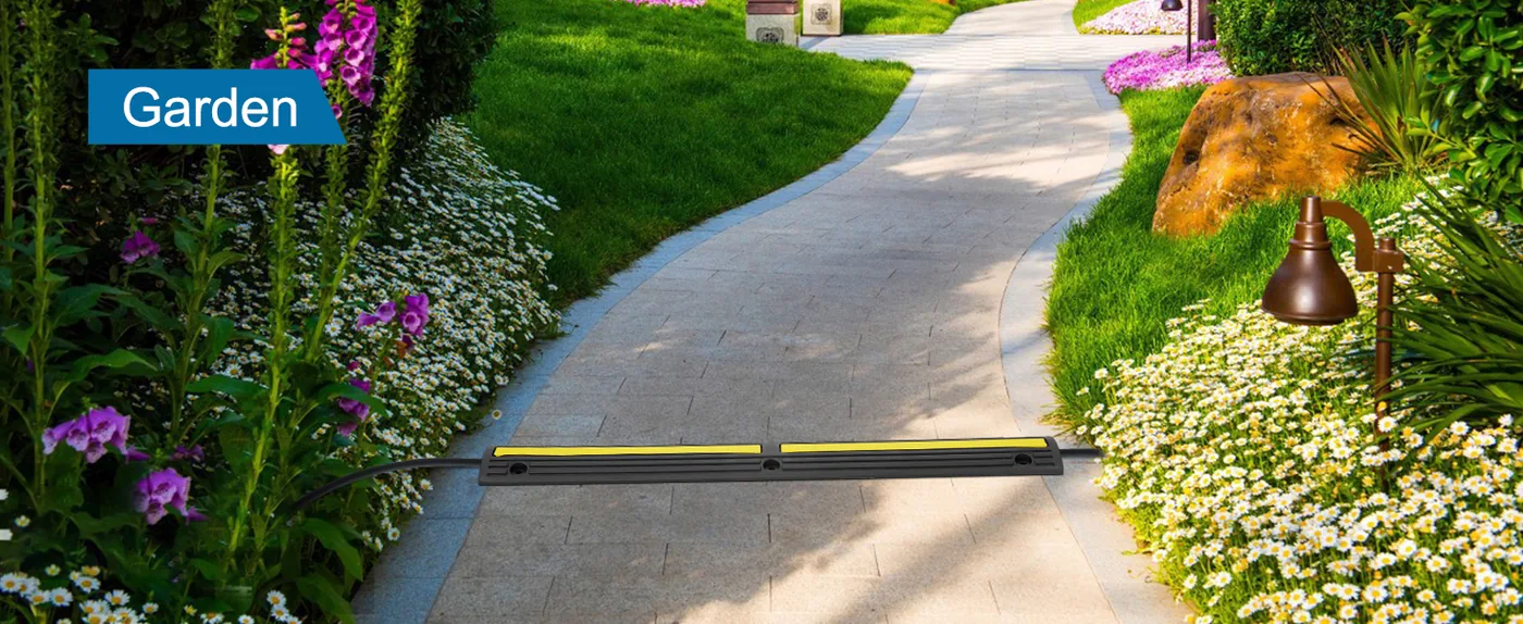 VEVOR Cable Protector Ramp 4 Pack 18000 lbs Load Residence