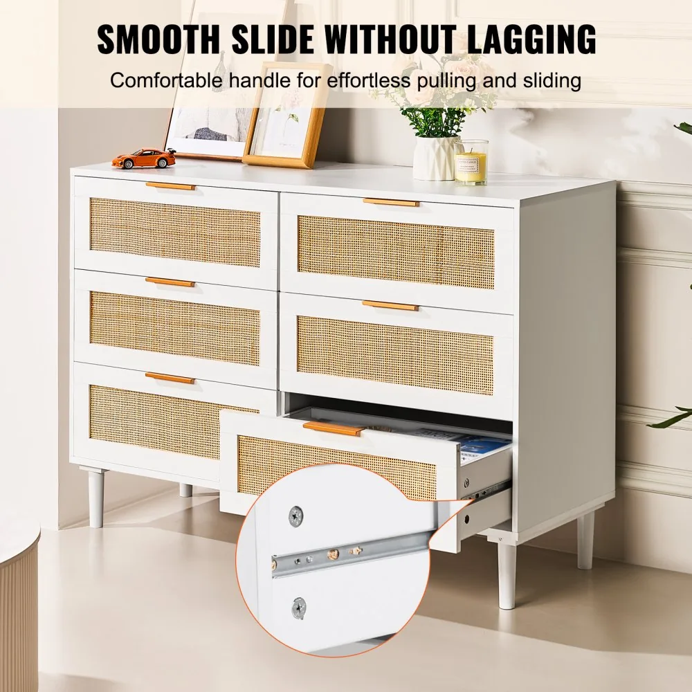 VEVOR rattan dresser dimensions