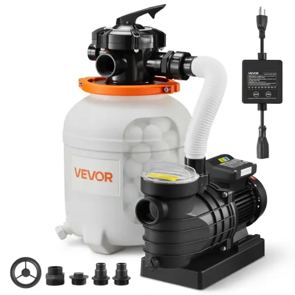 VEVOR 12 inch sand filter pump front view