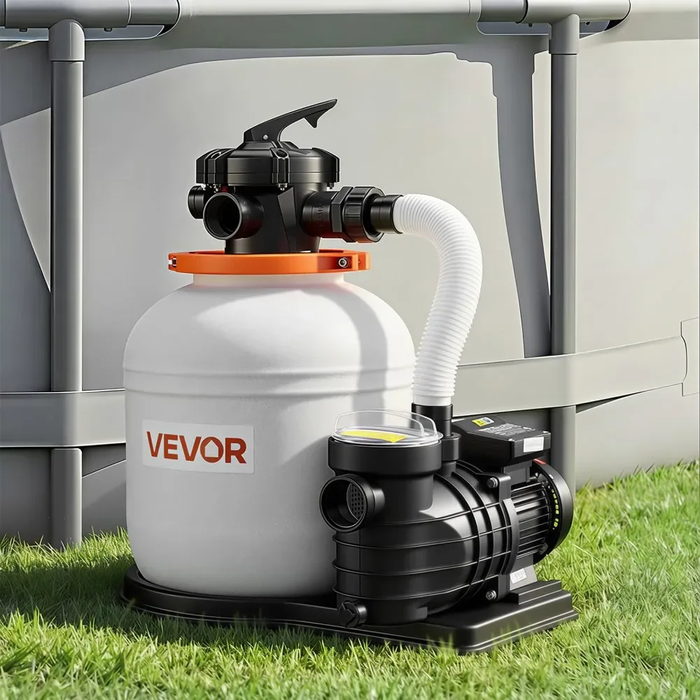 VEVOR sand filter pump hose connection setup