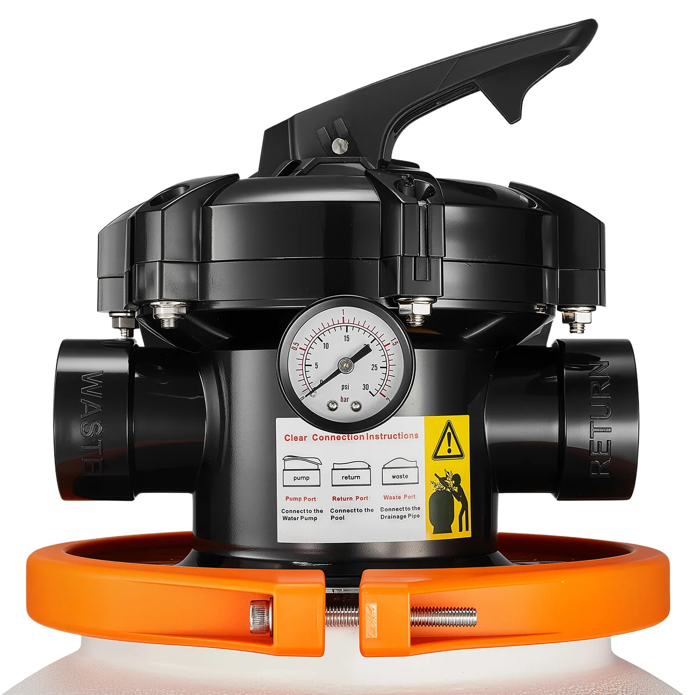 VEVOR 14 in Sand Filter Pump 0.75 HP 3500 GPH for Pool Full Range of Models