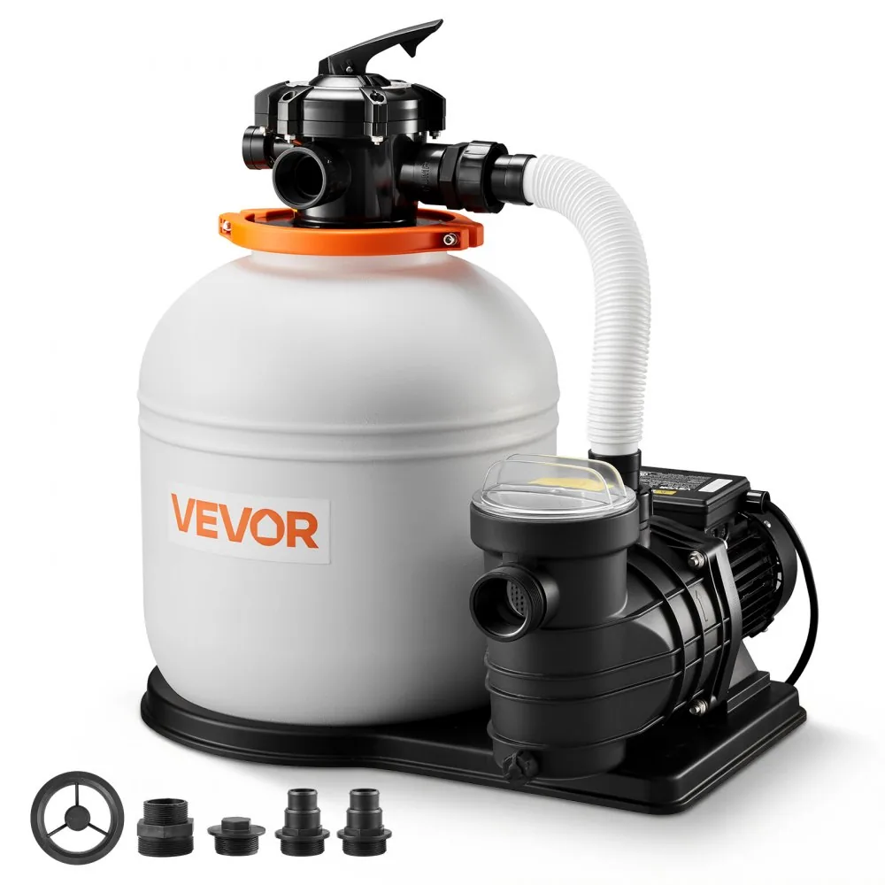 VEVOR 16 in Sand Filter Pump for Above Ground Pool 16 inch product image 1