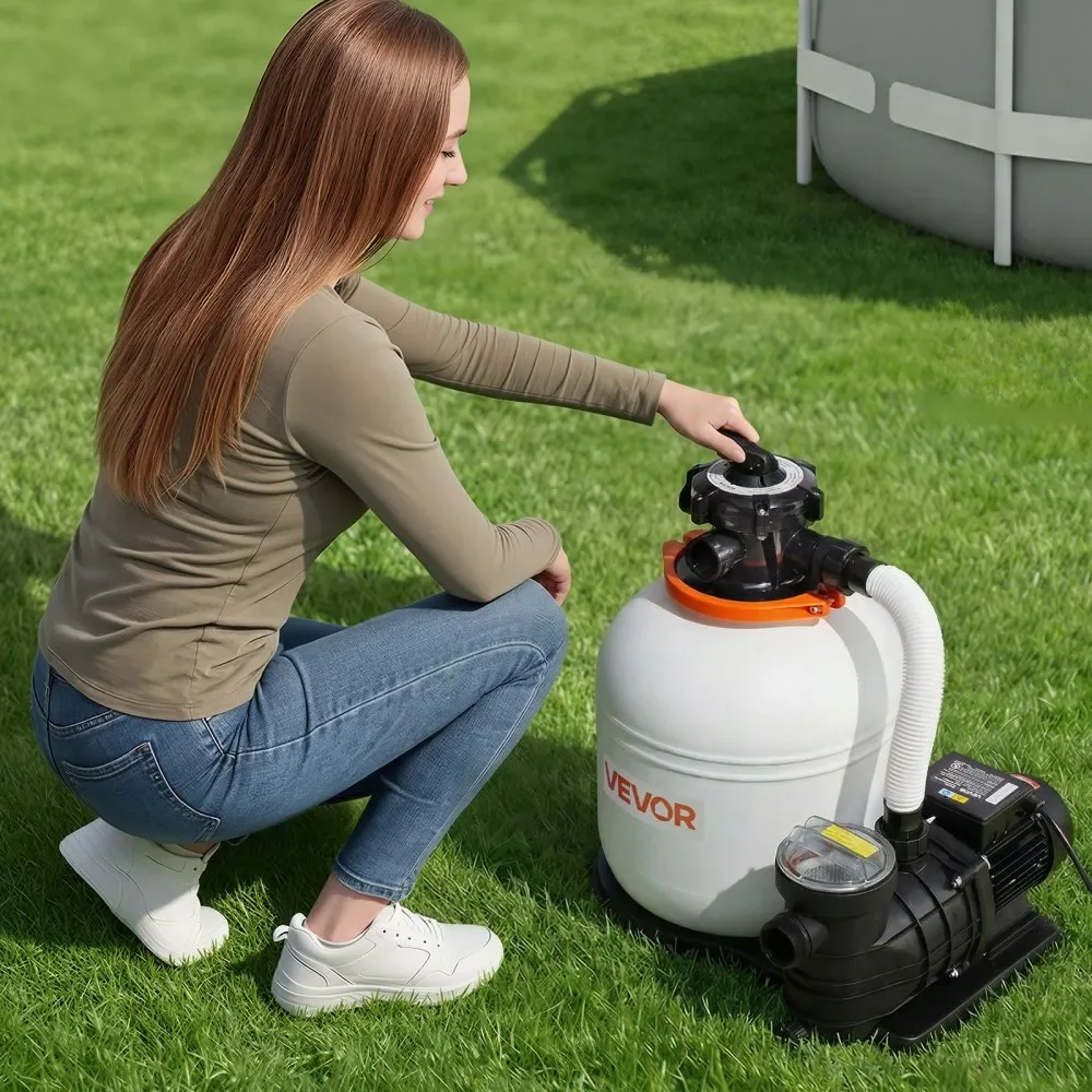 VEVOR 16 in Sand Filter Pump for Above Ground Pool 16 inch product image 8
