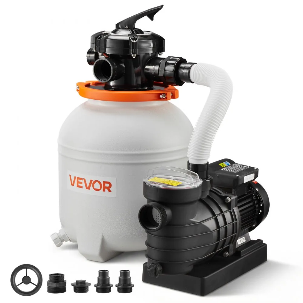 VEVOR 13 in Sand Filter Pump for Above Ground Pool 13 inch product image 1