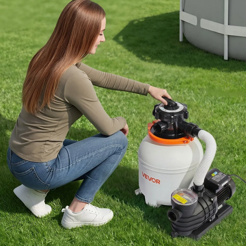 VEVOR 13 in Sand Filter Pump for Above Ground Pool 13 inch product image 8