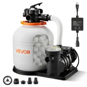 VEVOR 16 inch sand filter pump front view