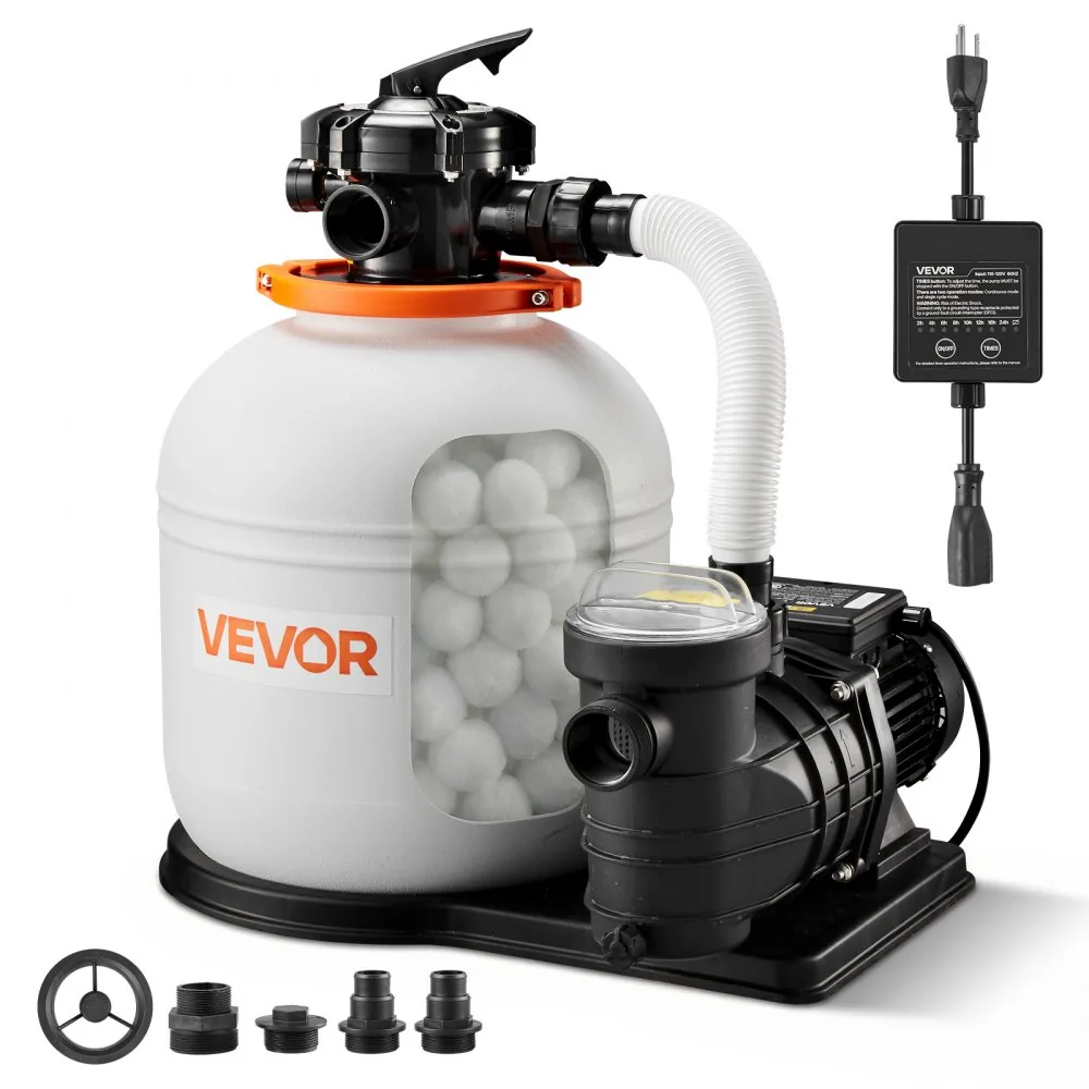VEVOR 16 inch sand filter pump front view