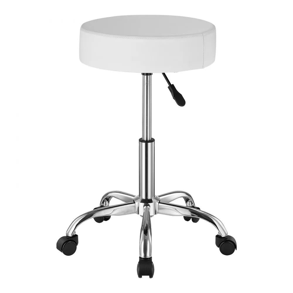 VEVOR Rolling Stool with Wheels 450 LBS White Adjustable application detail