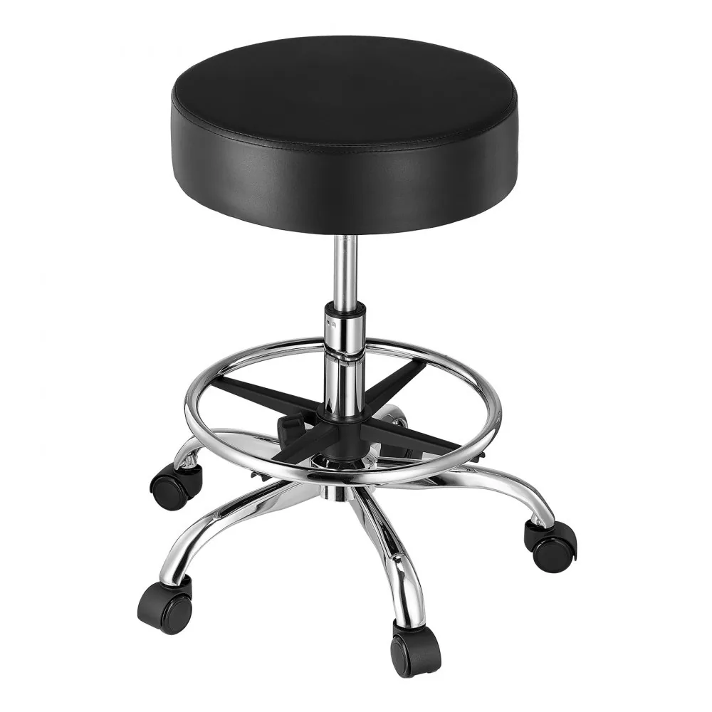 VEVOR Rolling Stool with Foot Rest 450 LBS Height Adjustable accessories detail