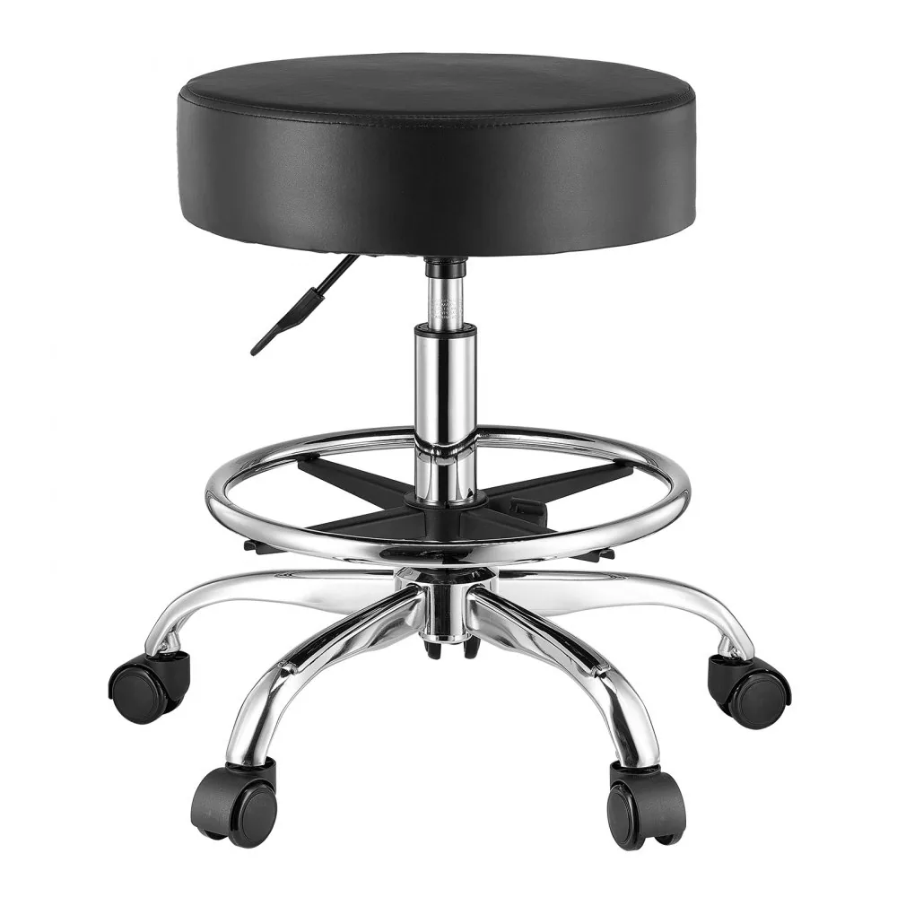 VEVOR Rolling Stool with Foot Rest 450 LBS Height Adjustable performance detail