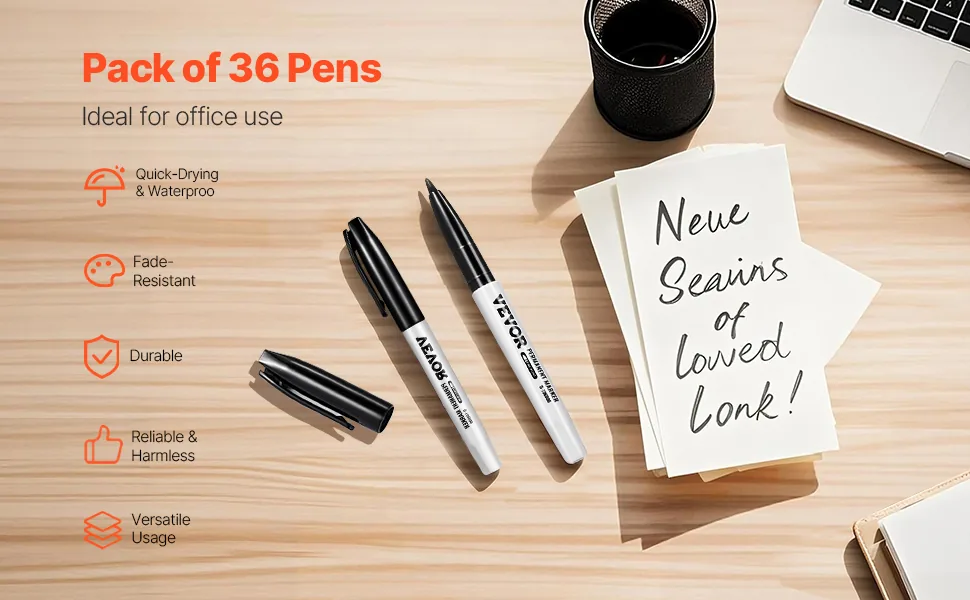 VEVOR Permanent Markers overview