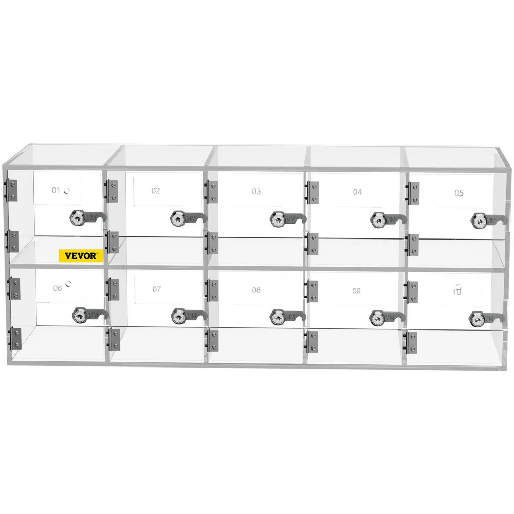 VEVOR Cell Phone Storage Locker 10 Slots with Keys accessories detail