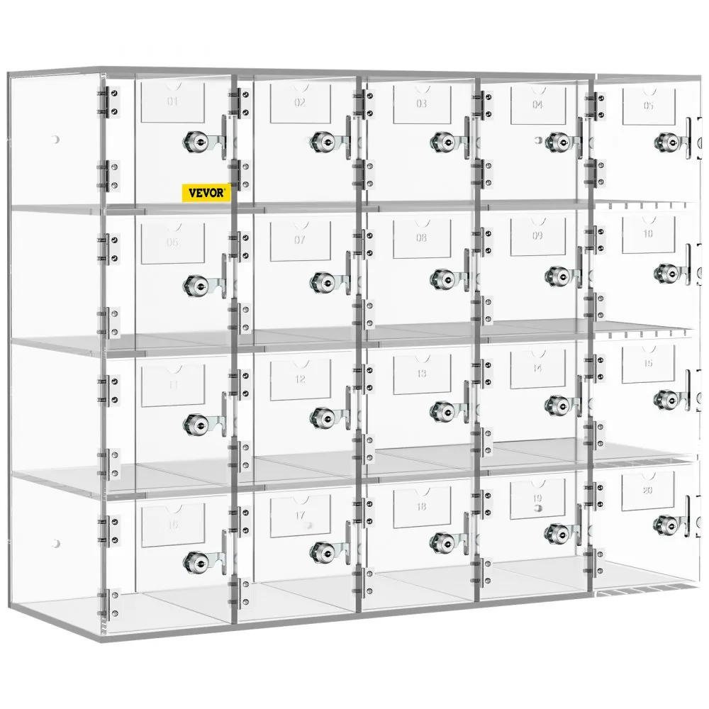 VEVOR Cell Phone Storage Locker 20 Slots with Keys application detail