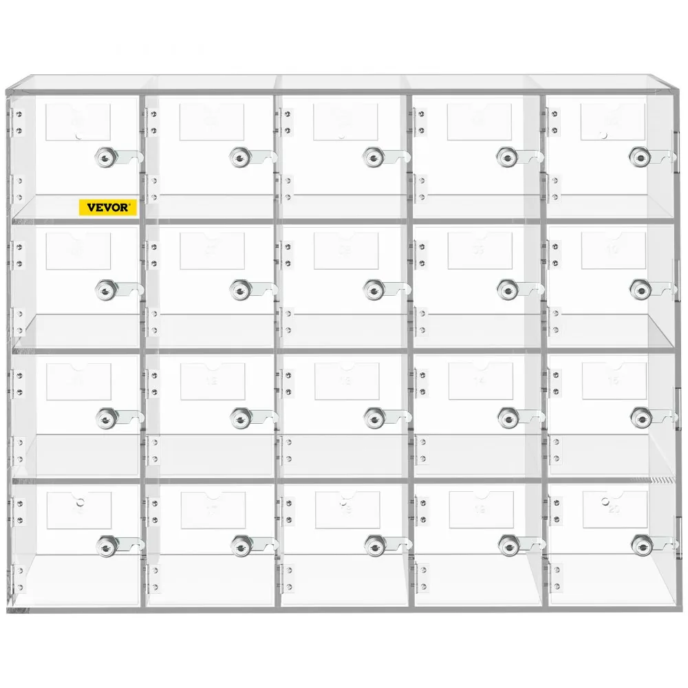 VEVOR Cell Phone Storage Locker 20 Slots with Keys accessories detail