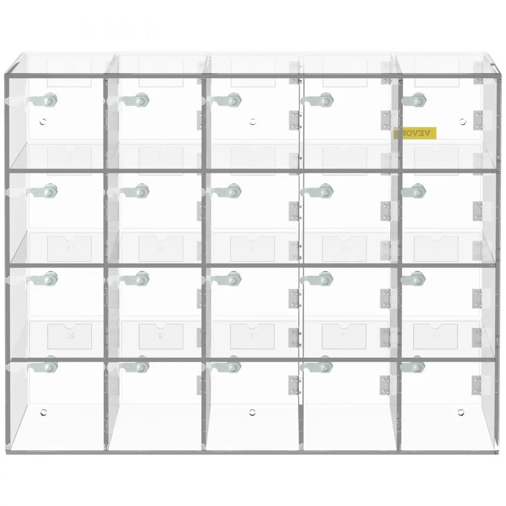 VEVOR Cell Phone Storage Locker 20 Slots with Keys performance detail