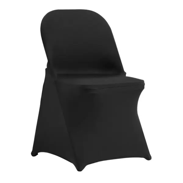 VEVOR Stretch Spandex Folding Chair Covers 50 PCS Black-for product image 1
