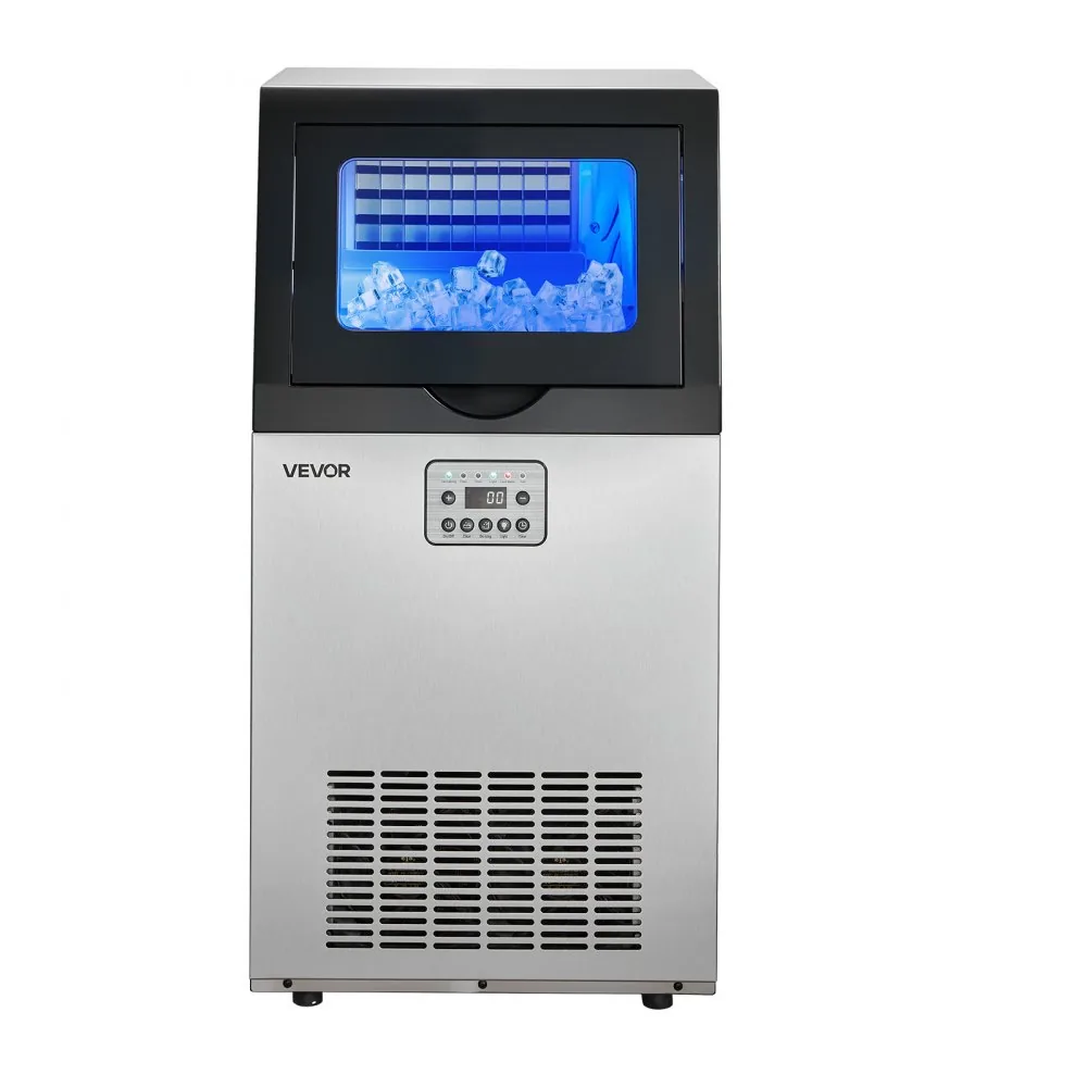 commercial ice maker in restaurant and bar