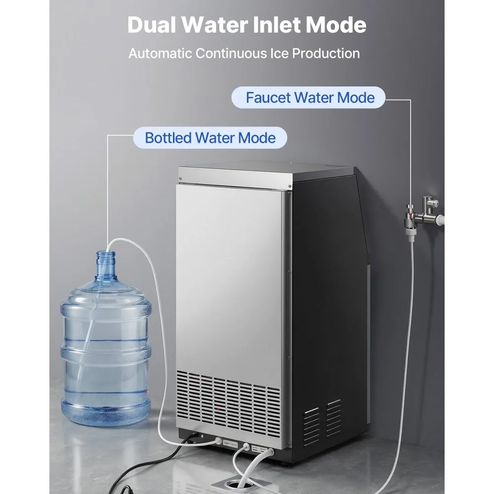commercial ice maker dimensions