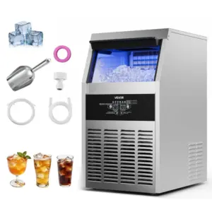 VEVOR commercial ice maker front view